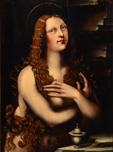 Paintings & Drawings  - Mary Magdalene - Lombardy school of the 16th century